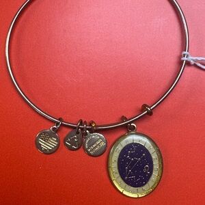 Alex and Ani Gold Leo Zodiac Charm Bracelet